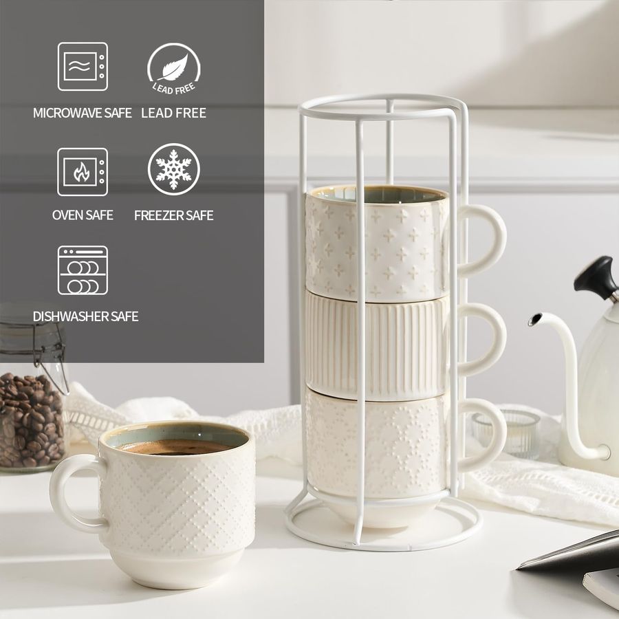 HOME Large Ceramic Coffee Mug  - مراجعة Coffee Tea Difference وسعره