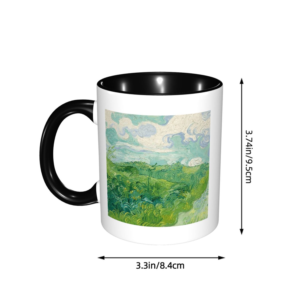 Green Wheat Fields, Auvers, Vi - مراجعة Coffee Tea Van وسعره