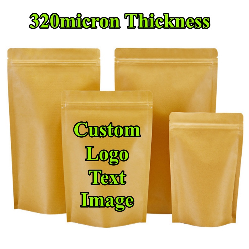 100PCS Stand-up Kraft Paper Fo - مراجعة Coffee Tea House وسعره