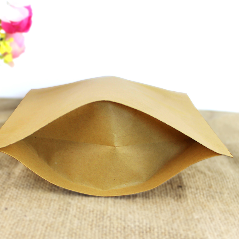 100PCS Stand-up Kraft Paper Fo - مراجعة Coffee Tea House وسعره