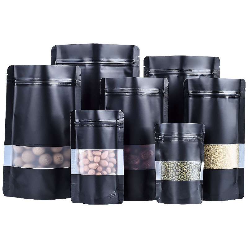 100PCS Stand-up Matte Black Al - مراجعة Coffee Tea House وسعره