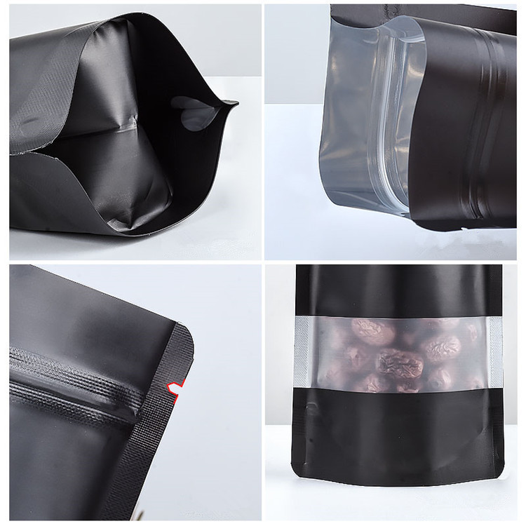 100PCS Stand-up Matte Black Al - مراجعة Coffee Tea House وسعره