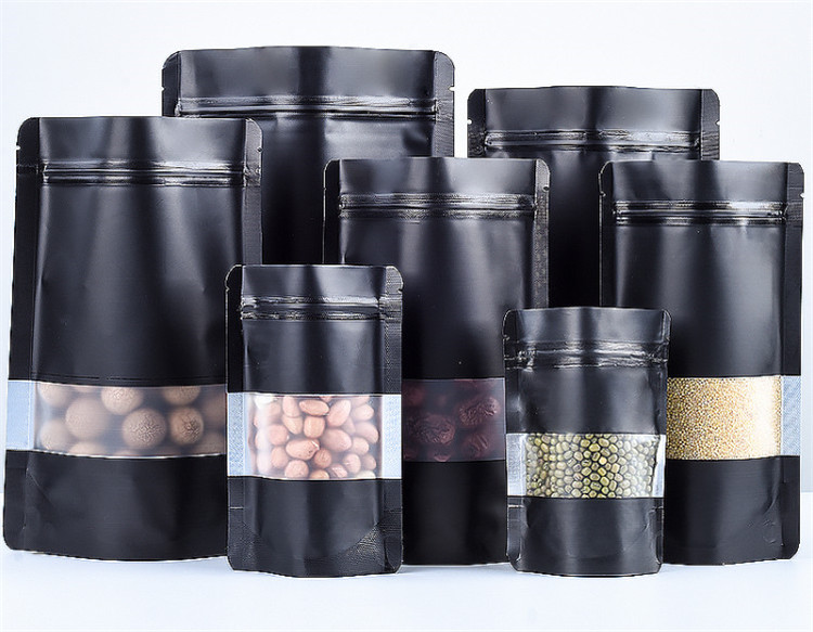 100PCS Stand-up Matte Black Al - مراجعة Coffee Tea House وسعره