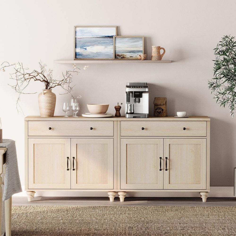 Buffet Cabinet with 4 Doors an - مراجعة Coffee & Tea Restaurant وسعره