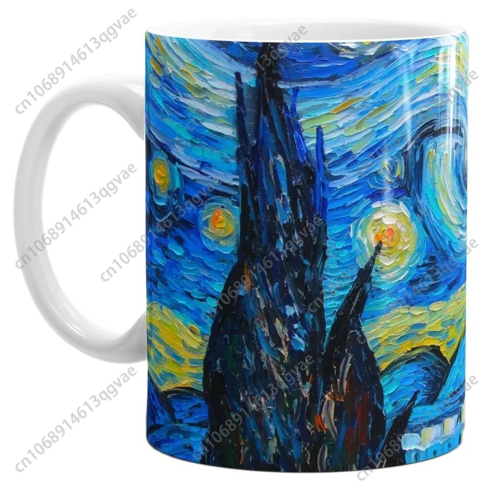 The Starry Night mugs 11oz  Ce - مراجعة Coffee Tea Van وسعره