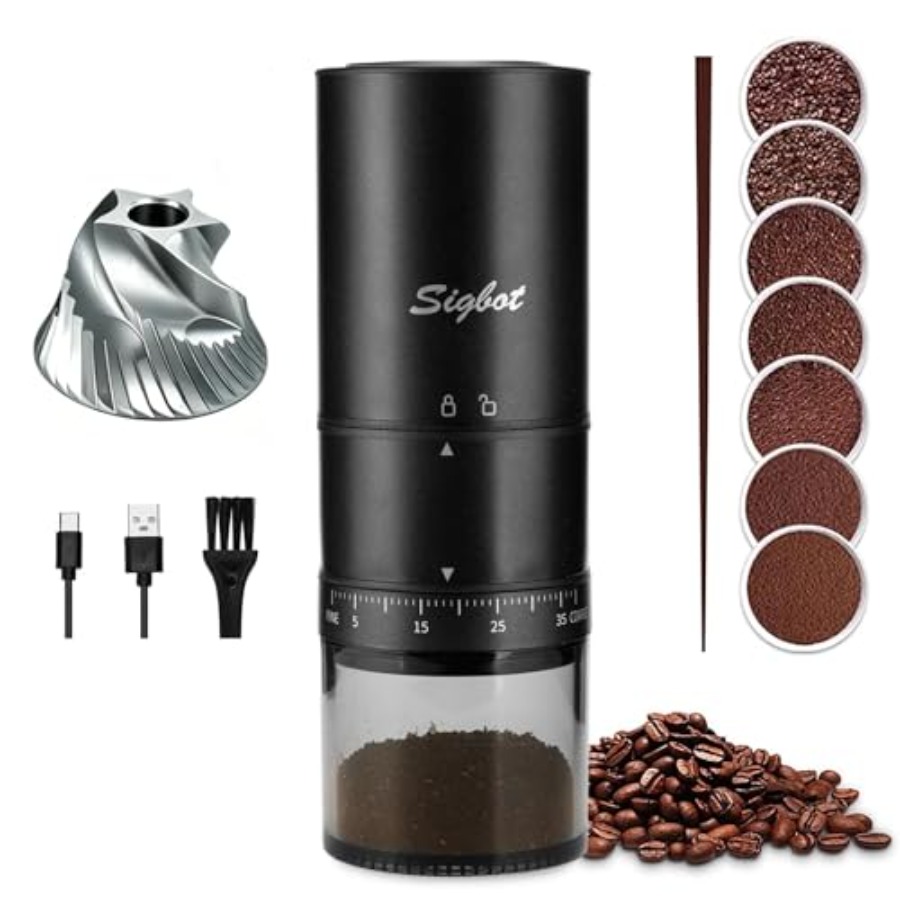 Portable Electric Coffee Grind - مراجعة Coffee & Tea Restaurant وسعره