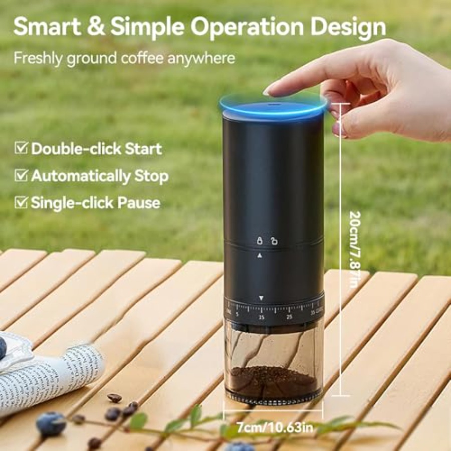 Portable Electric Coffee Grind - مراجعة Coffee & Tea Restaurant وسعره