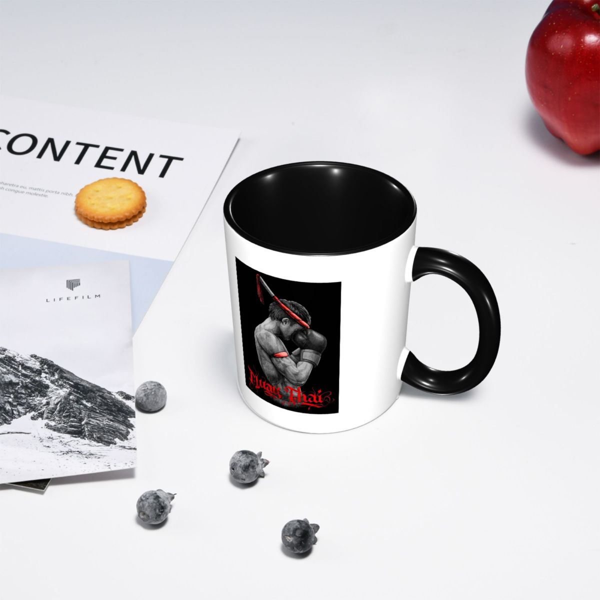 Muay Thai Boxing Fighter Mug F - مراجعة Coffee Tea Thai وسعره