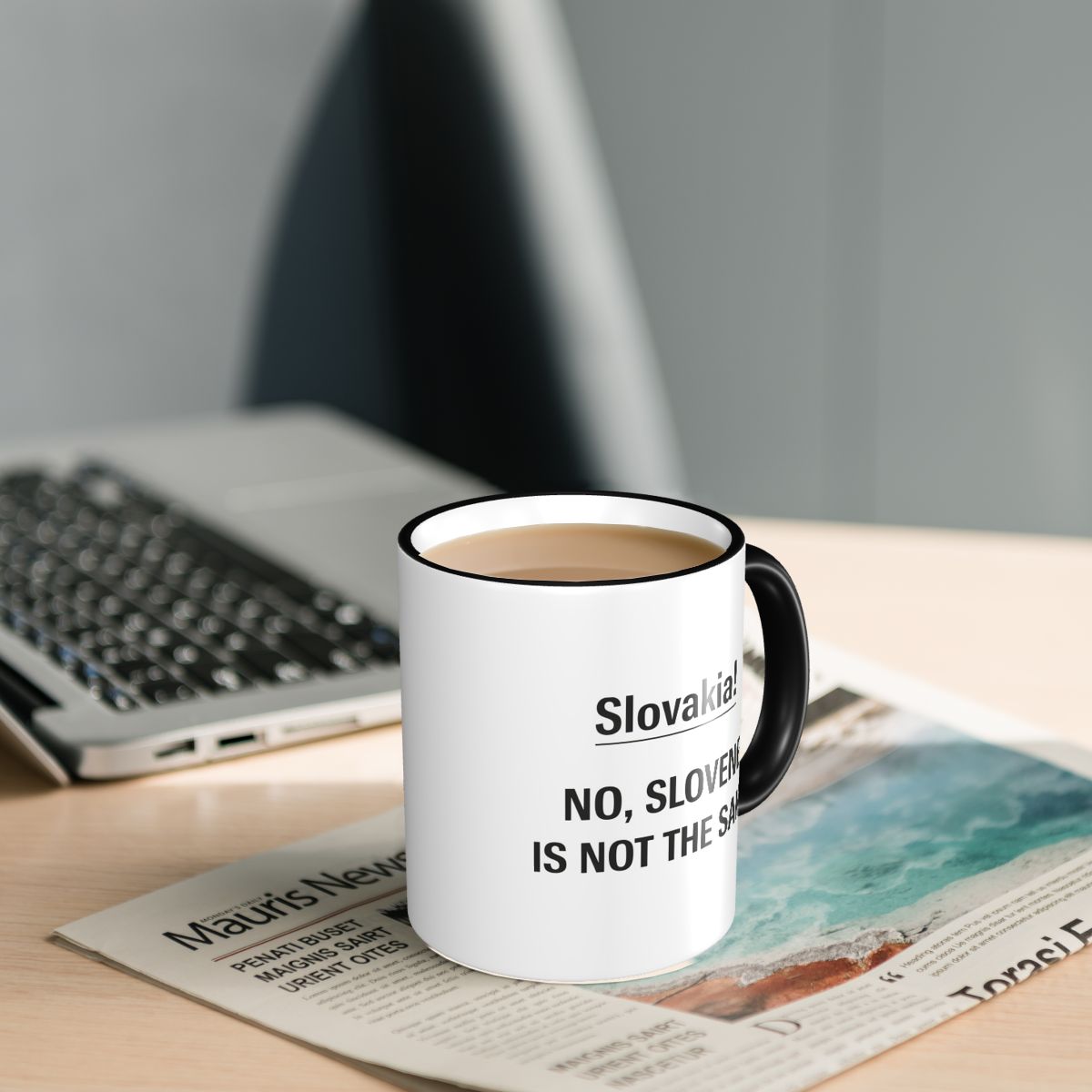 Funny Geography Joke Slovakia  - مراجعة Coffee Tea Joke وسعره