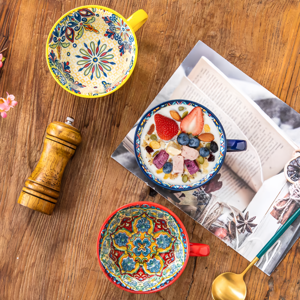 Bohemian Morning Tea Mug, 13.5 - مراجعة Morning Tea Coffee وسعره