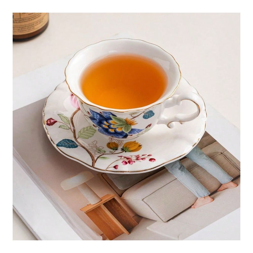 Ceramic Tea Cups And Coffee Cu - مراجعة Morning Tea Coffee وسعره