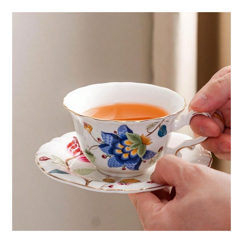 Ceramic Tea Cups And Coffee Cu - مراجعة Morning Tea Coffee وسعره