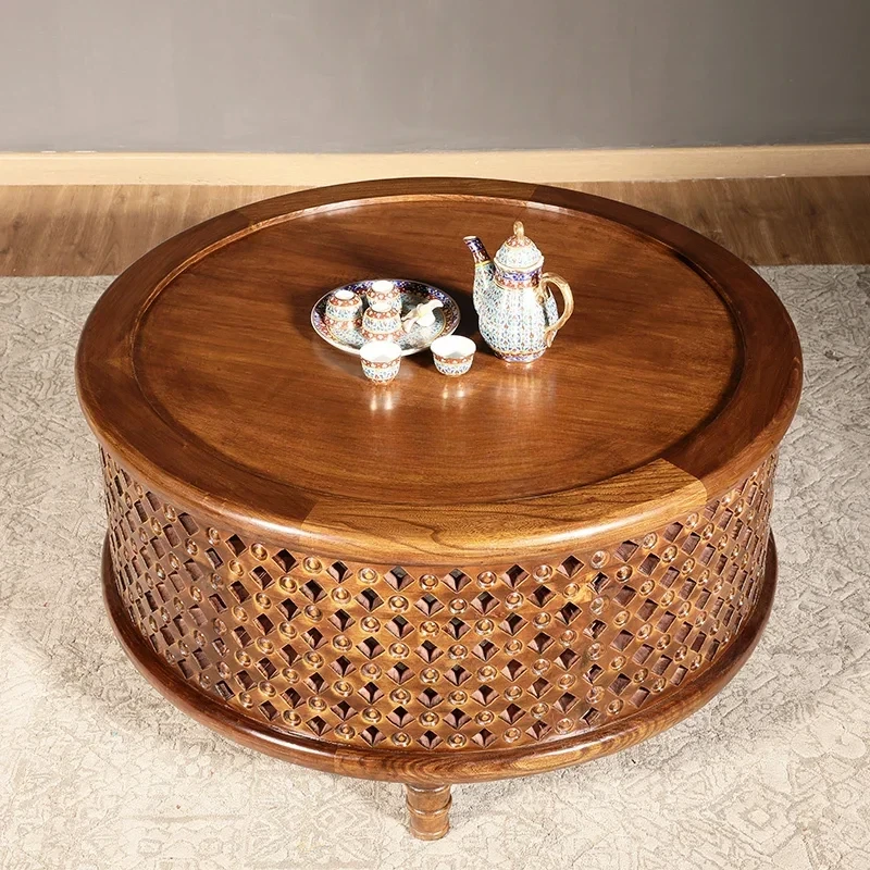 Thai round coffee table New Ch - مراجعة Coffee Tea Thai وسعره