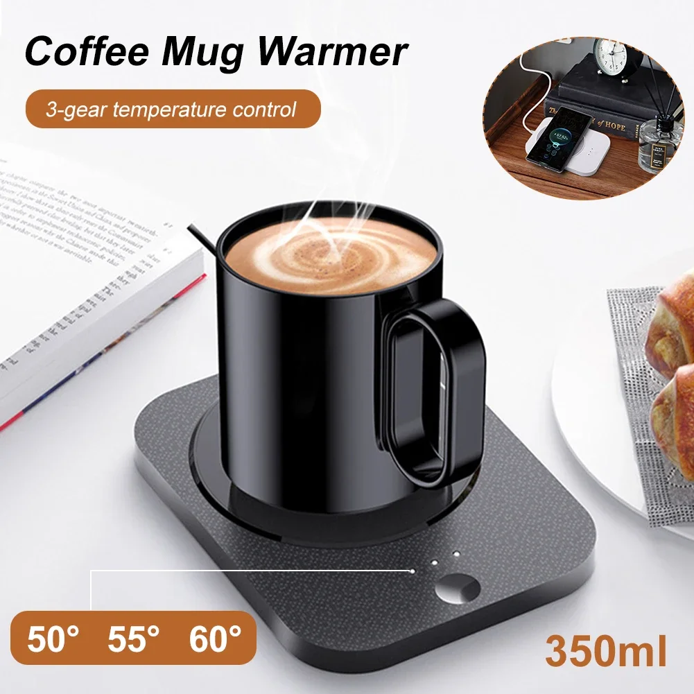 USB Wireless Charging Cup Warm - مراجعة Coffee Tea Water Heater وسعره