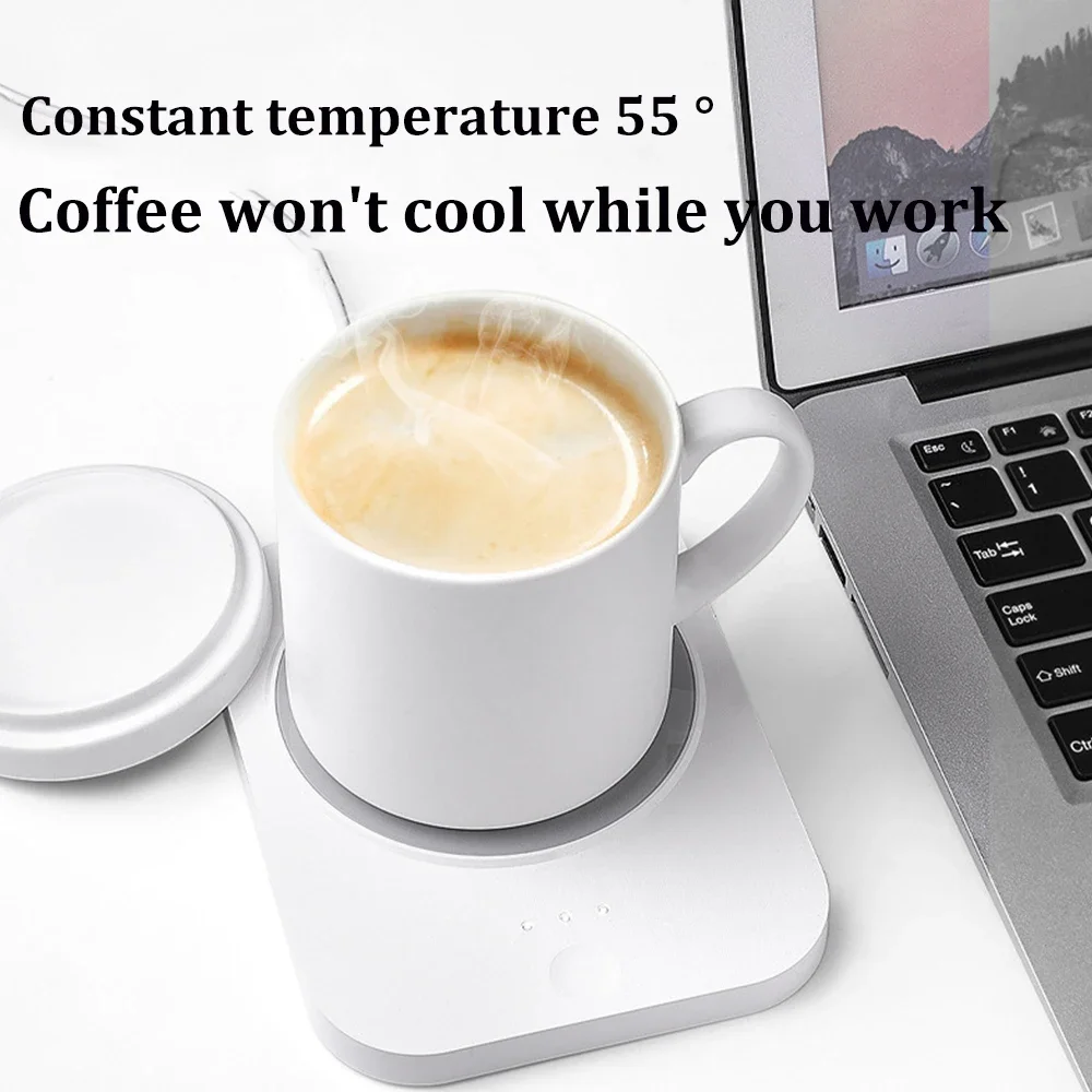 USB Wireless Charging Cup Warm - مراجعة Coffee Tea Water Heater وسعره