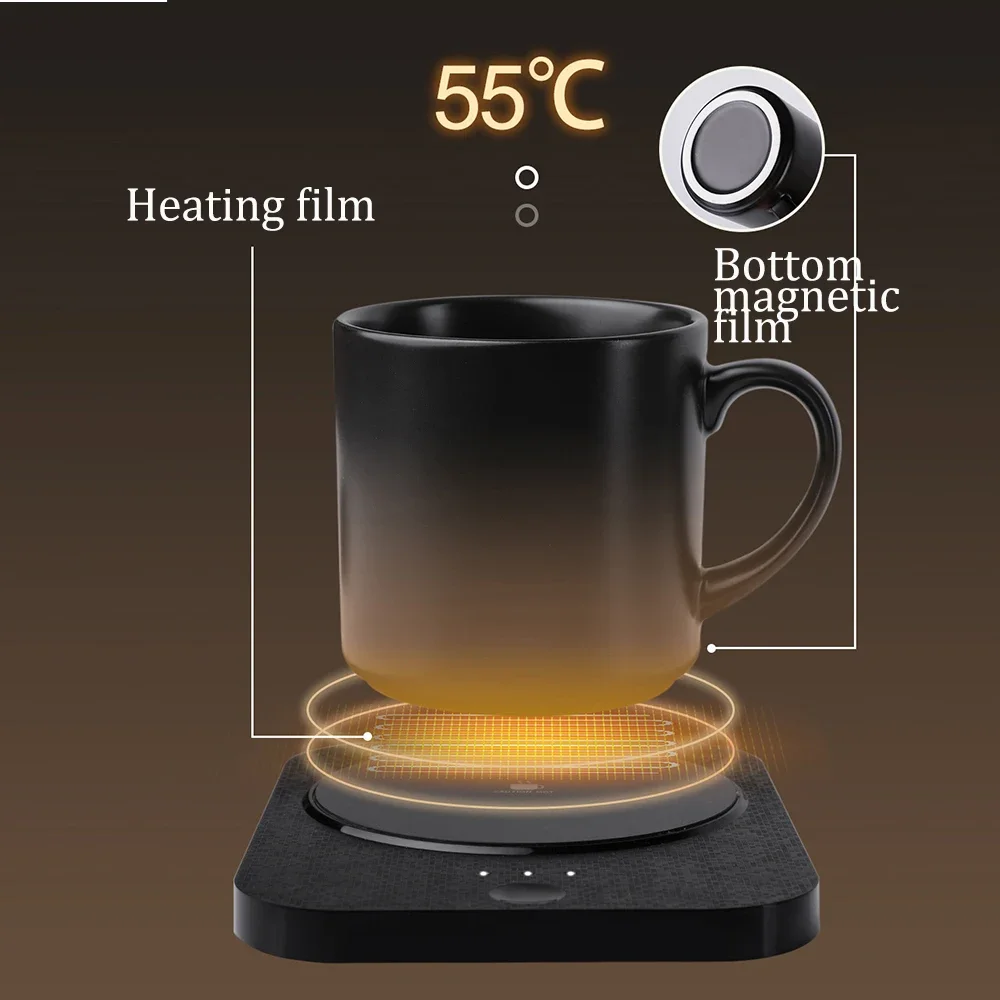 USB Wireless Charging Cup Warm - مراجعة Coffee Tea Water Heater وسعره