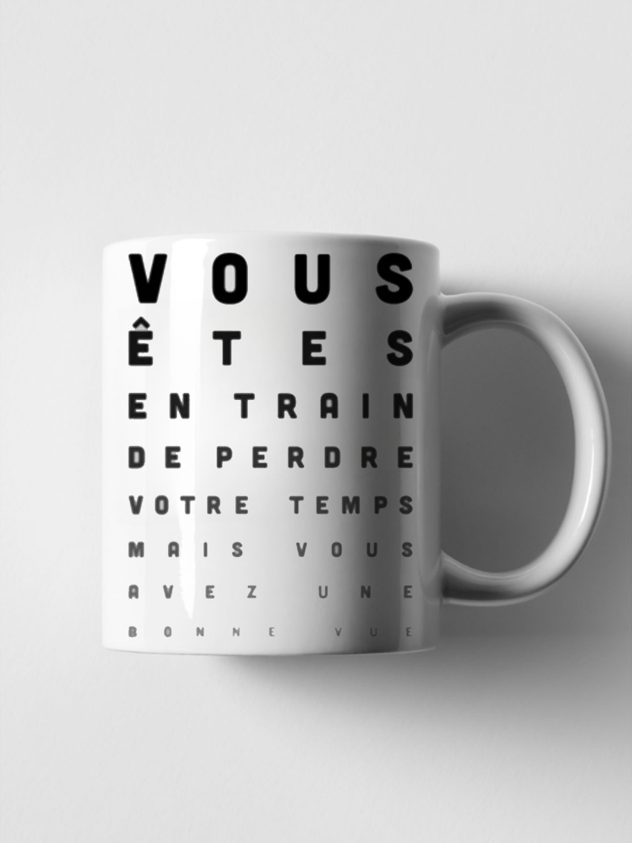 French Language Joke Ceramic M - مراجعة Coffee Tea Joke وسعره