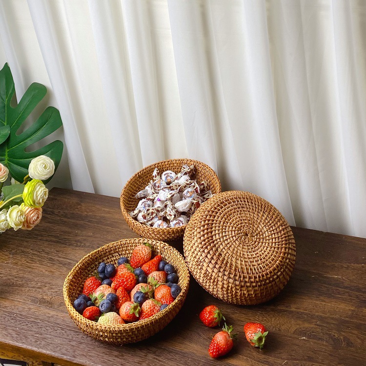 Vietnam Rattan Fruit Basket Te - مراجعة Coffee Tea Vietnam وسعره
