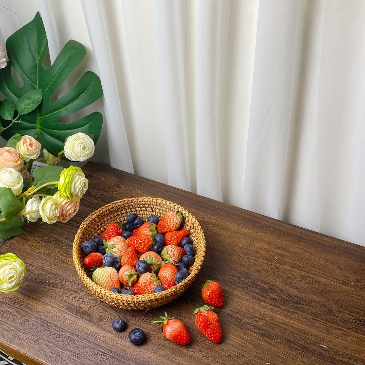 Vietnam Rattan Fruit Basket Te - مراجعة Coffee Tea Vietnam وسعره