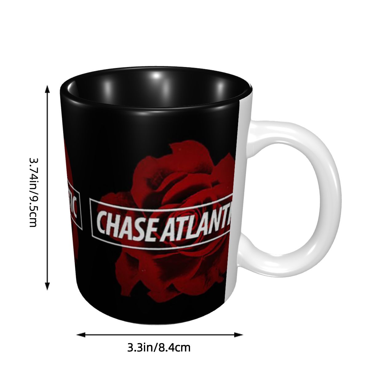 Chase Atlantic Rose Logo Mug F - مراجعة Coffee Tea Logo وسعره