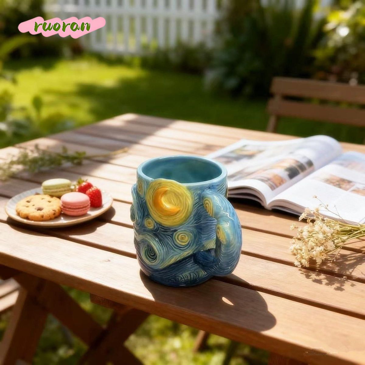Van Gogh Starry Night Mug Crea - مراجعة Coffee Tea Van وسعره