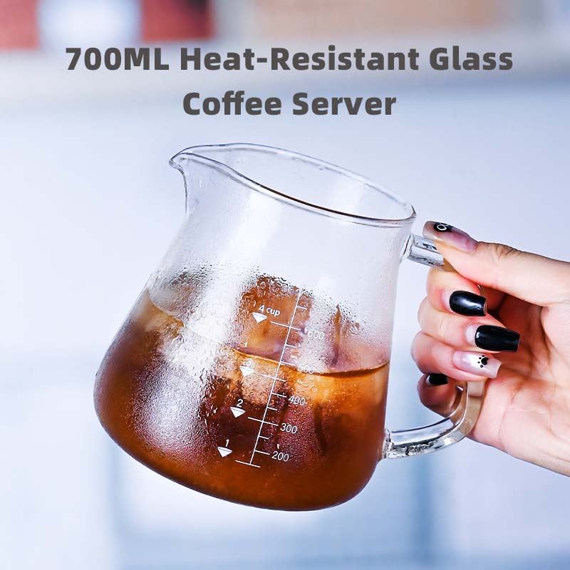 New High Borosilicate 700ml  G - مراجعة Coffee Tea Set وسعره
