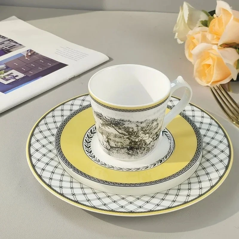 Bone China Coffee Cup Saucers  - مراجعة Morning Tea Coffee وسعره