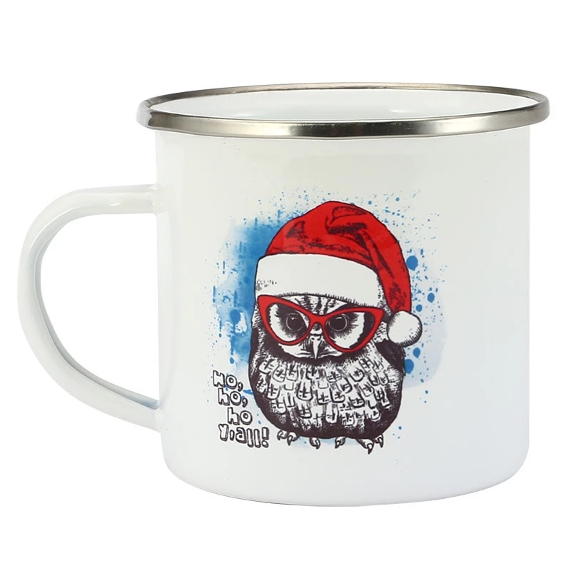 350ML Enamel Coffee Mug DIY LO - مراجعة Coffee Tea Logo وسعره