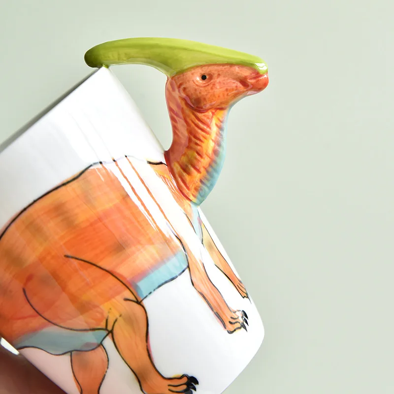 Dinosaur Shaped Water Cup Cute - مراجعة Coffee Tea Difference وسعره