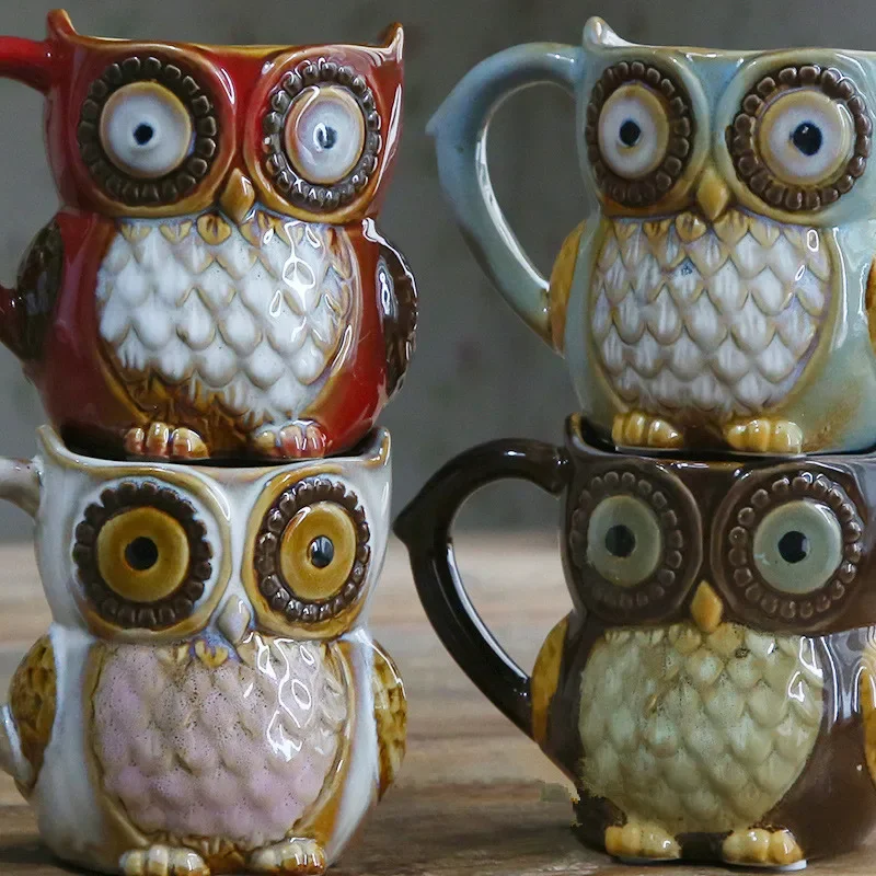 Cute Owl Cartoon Coffee Drinkw - مراجعة Morning Tea Coffee وسعره