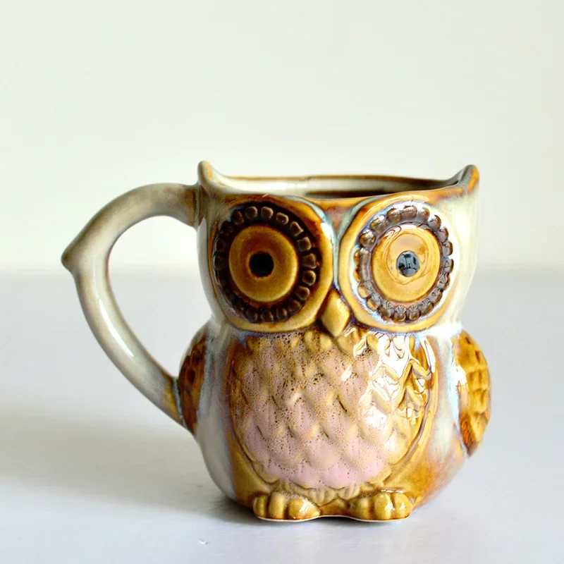 Cute Owl Cartoon Coffee Drinkw - مراجعة Morning Tea Coffee وسعره