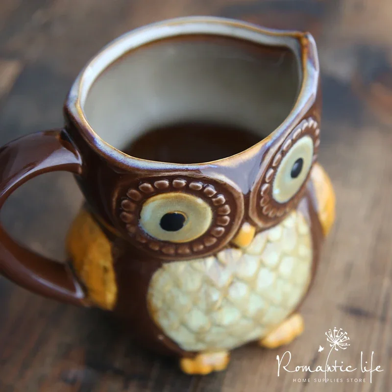 Cute Owl Cartoon Coffee Drinkw - مراجعة Morning Tea Coffee وسعره