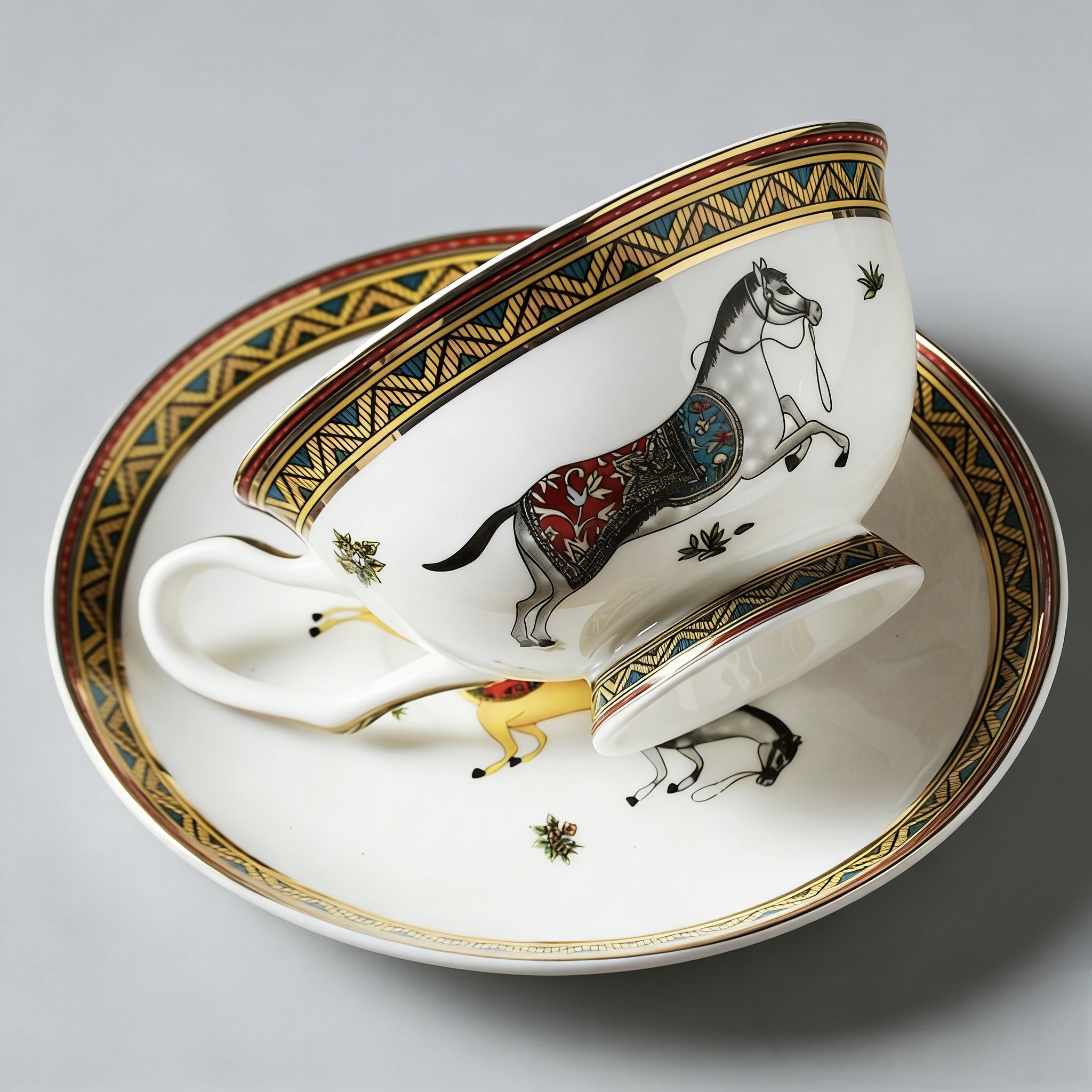 Porcelain Tea Cup and Saucer S - مراجعة Coffee Tea Set وسعره