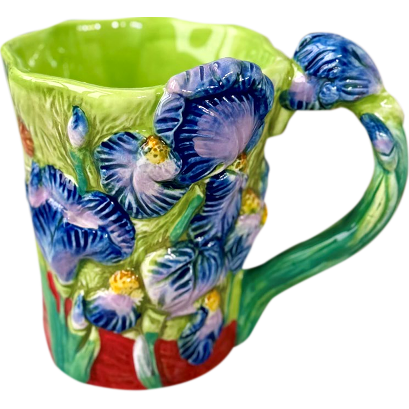 Creative Blue Floral Ceramic C - مراجعة Coffee Tea Van وسعره