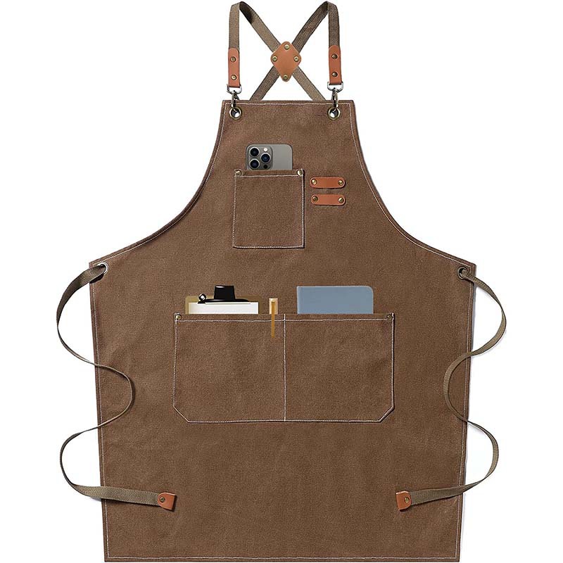 Canvas apron made of cotton su - مراجعة Coffee Tea For Garden وسعره