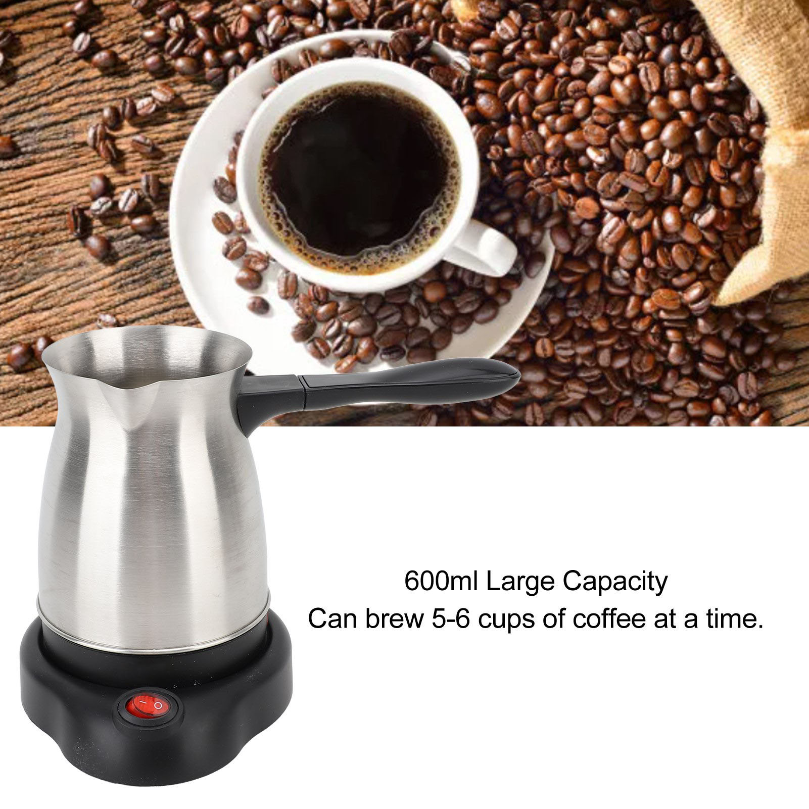 Electric Turkish Coffee Maker  - مراجعة Coffee Tea Exchange وسعره