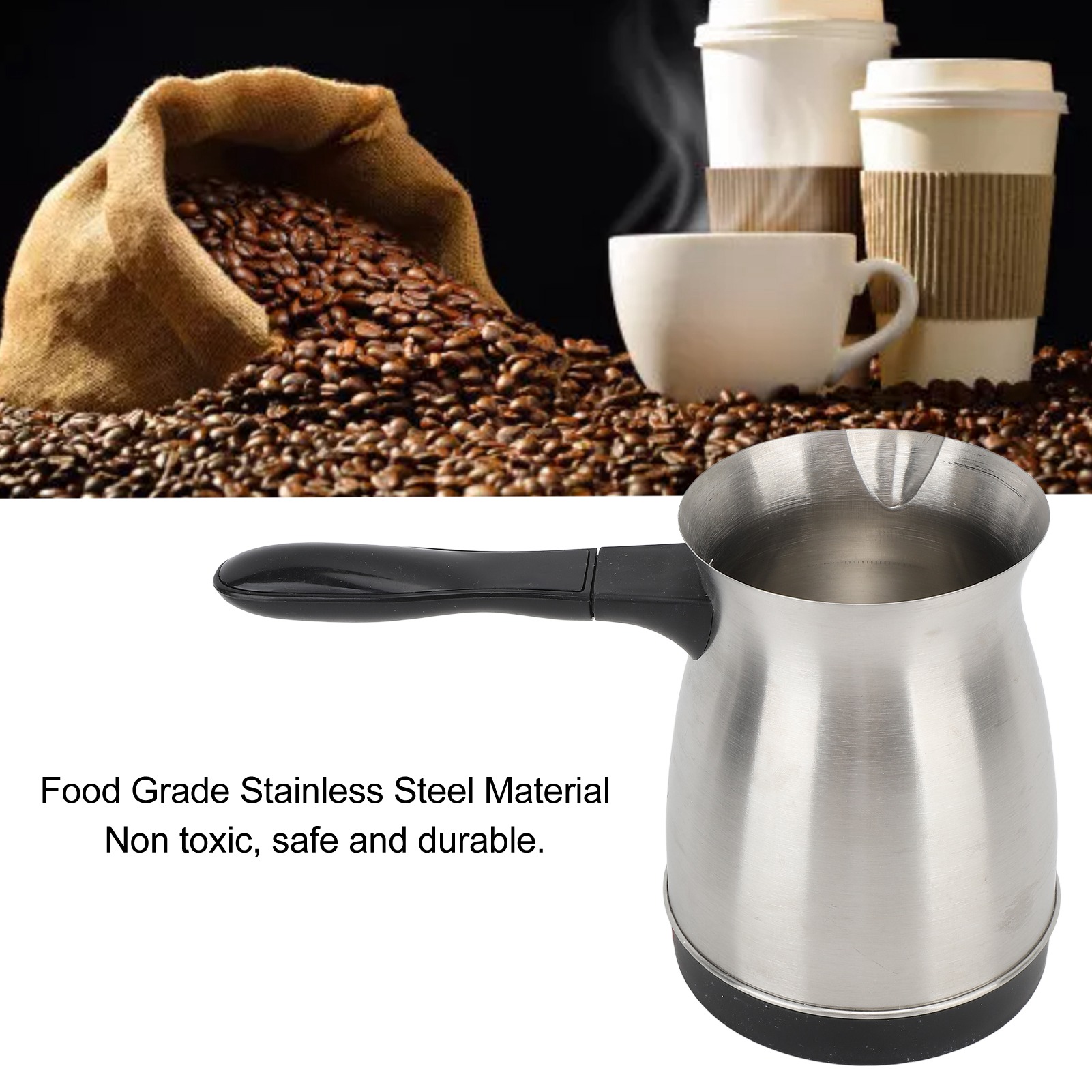 Electric Turkish Coffee Maker  - مراجعة Coffee Tea Exchange وسعره