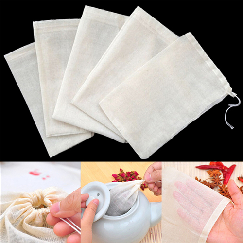 1pc/10Pcs Cotton Tea Bags Musl - مراجعة Coffee Tea For Garden وسعره