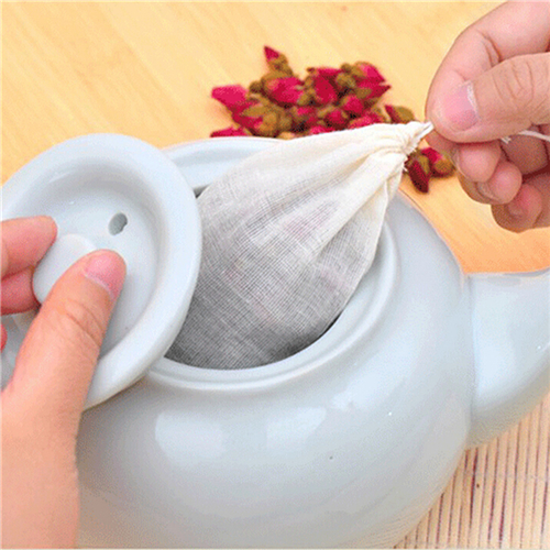 1pc/10Pcs Cotton Tea Bags Musl - مراجعة Coffee Tea For Garden وسعره