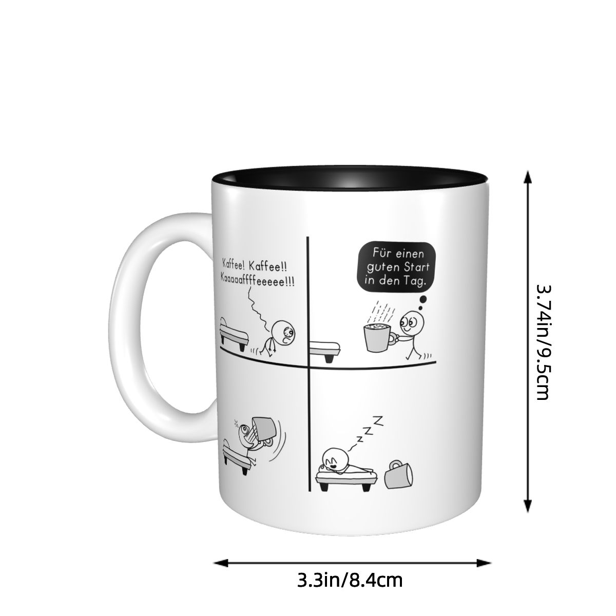 Morning Coffee Mug Funny Ceram - مراجعة Morning Tea Coffee وسعره
