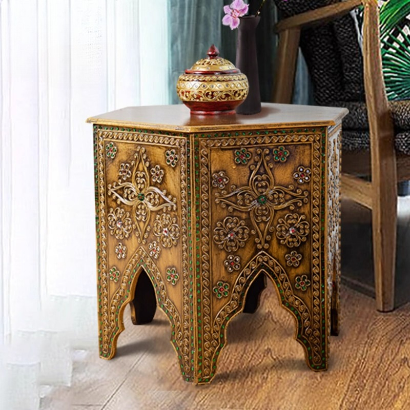 Thai small coffee table retro  - مراجعة Coffee Tea Thai وسعره