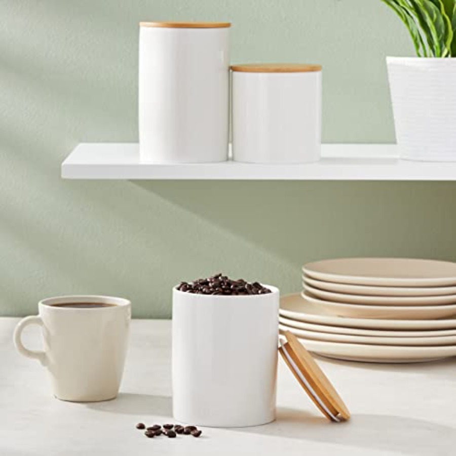 Ceramic Canisters - Coffee Can - مراجعة Coffee Tea Set وسعره