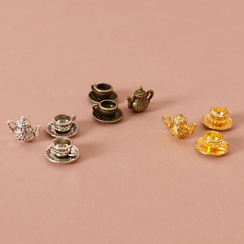 Doll House Mini Metal Tea Cup  - مراجعة Coffee Tea House وسعره