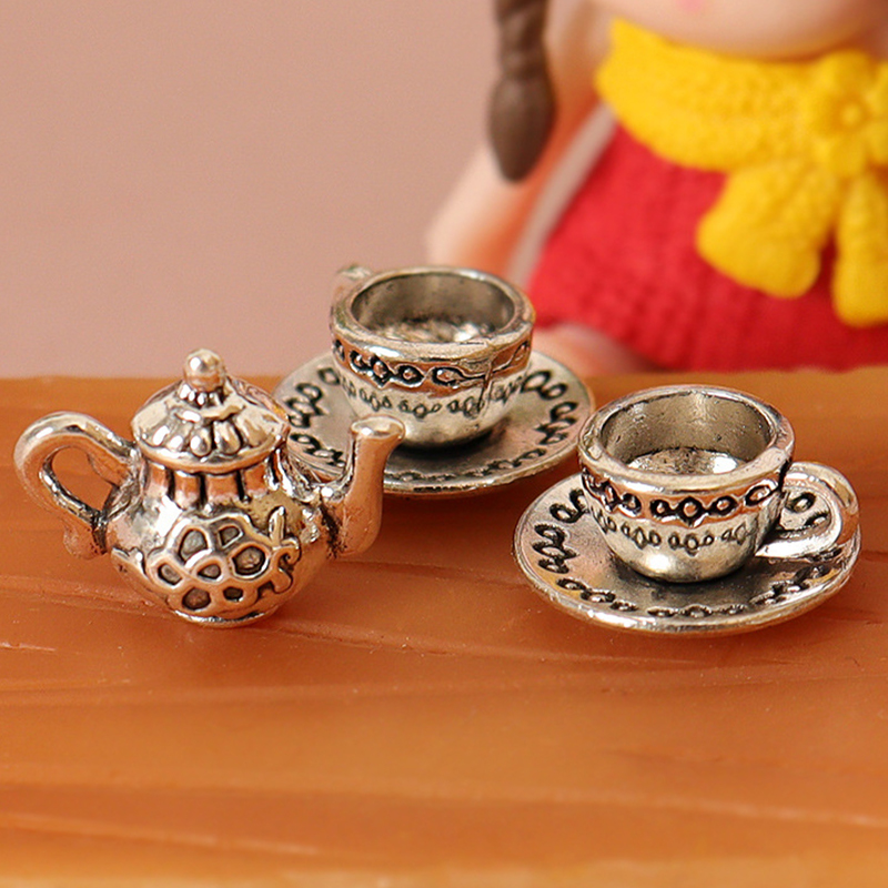 Doll House Mini Metal Tea Cup  - مراجعة Coffee Tea House وسعره