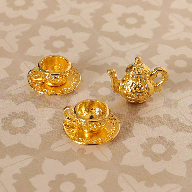 Doll House Mini Metal Tea Cup  - مراجعة Coffee Tea House وسعره