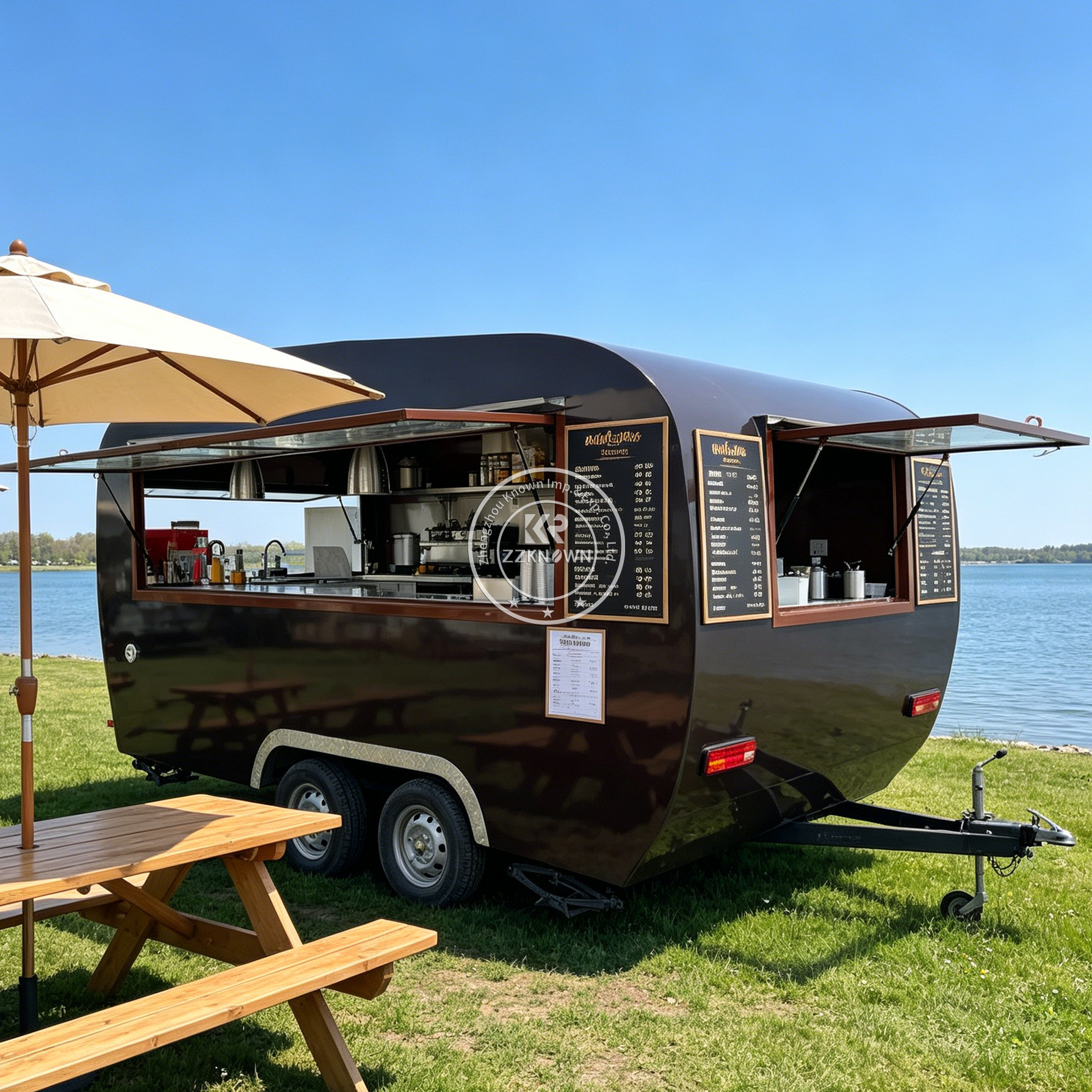Street Stainless Steel Mobile  - مراجعة Coffee Tea Van وسعره