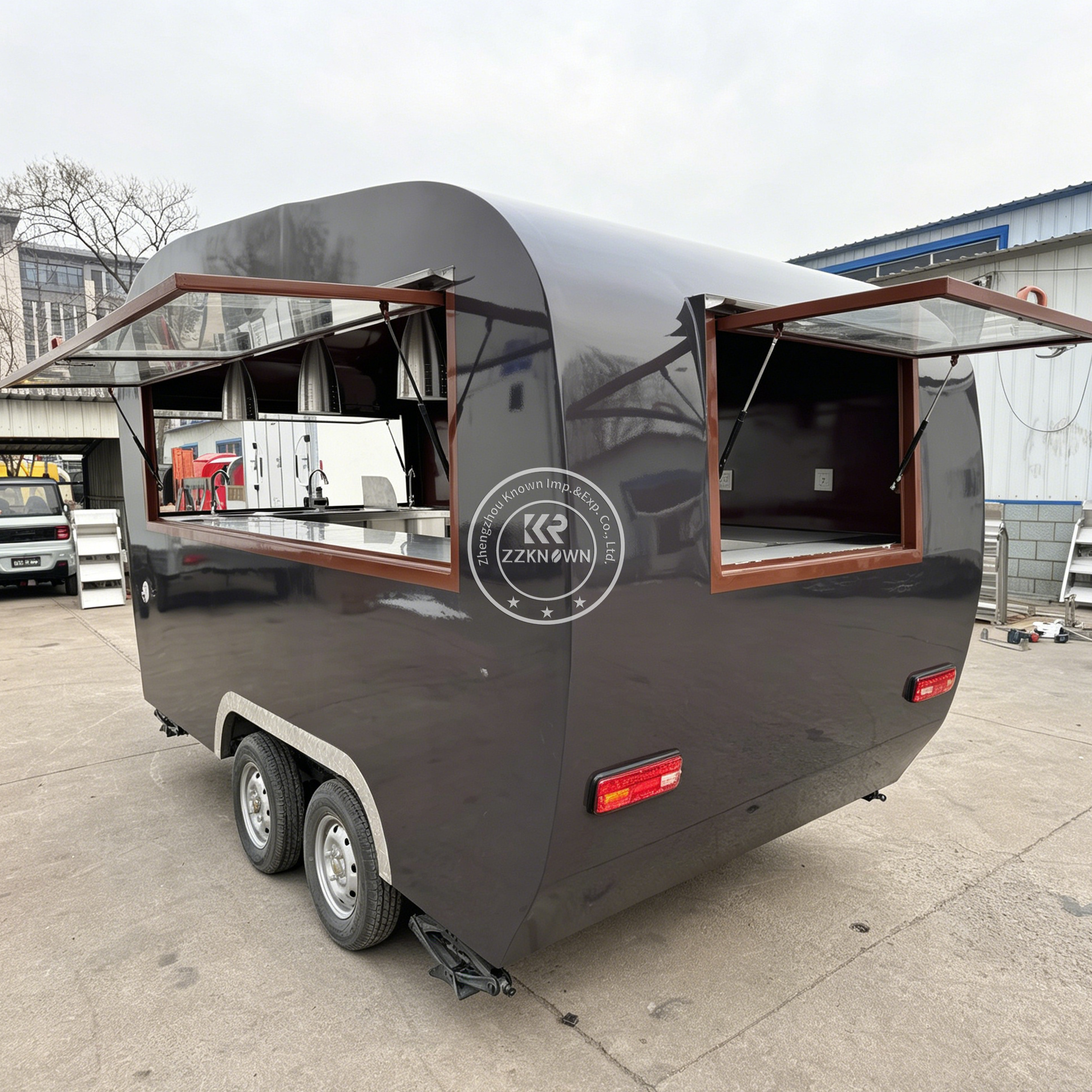 Street Stainless Steel Mobile  - مراجعة Coffee Tea Van وسعره