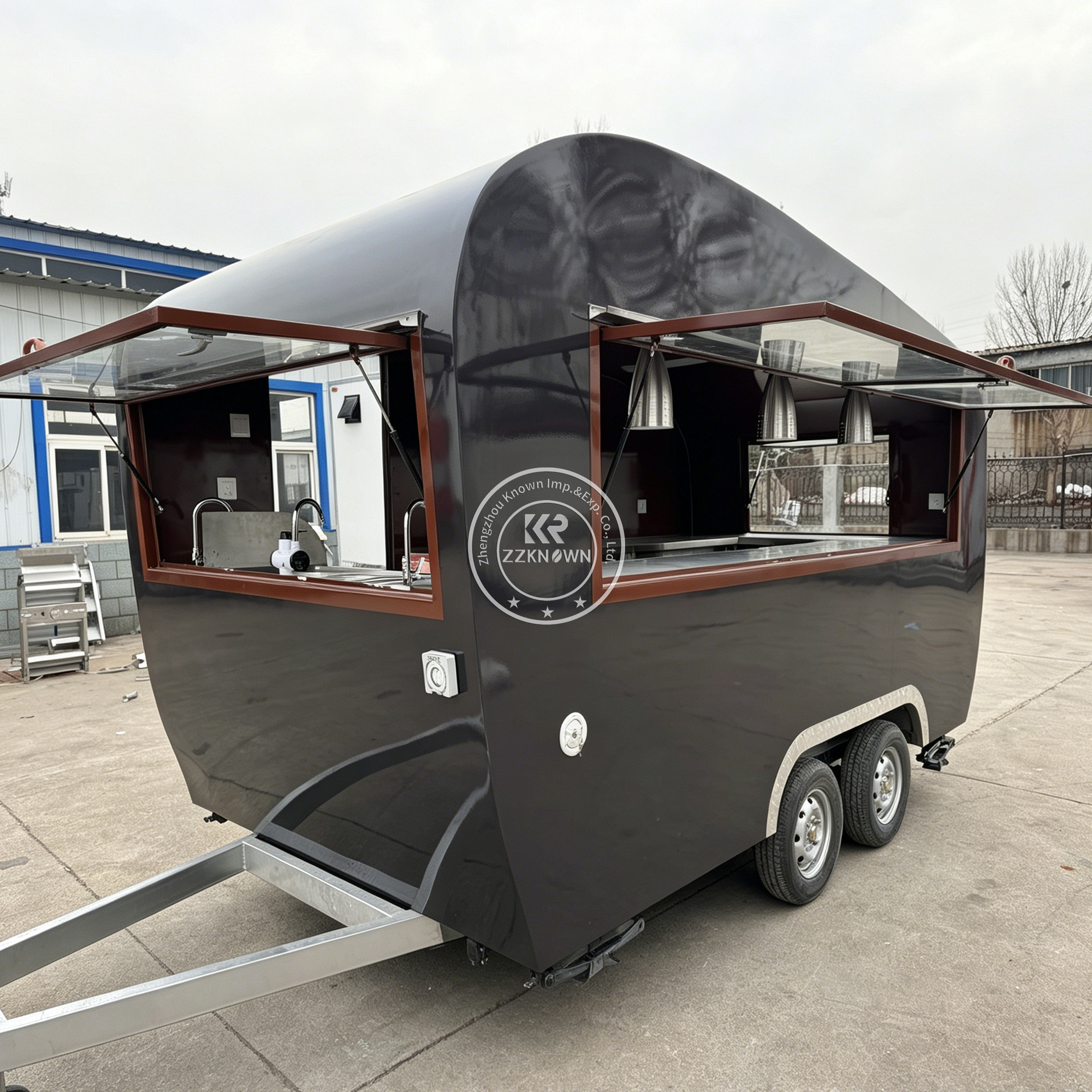 Street Stainless Steel Mobile  - مراجعة Coffee Tea Van وسعره