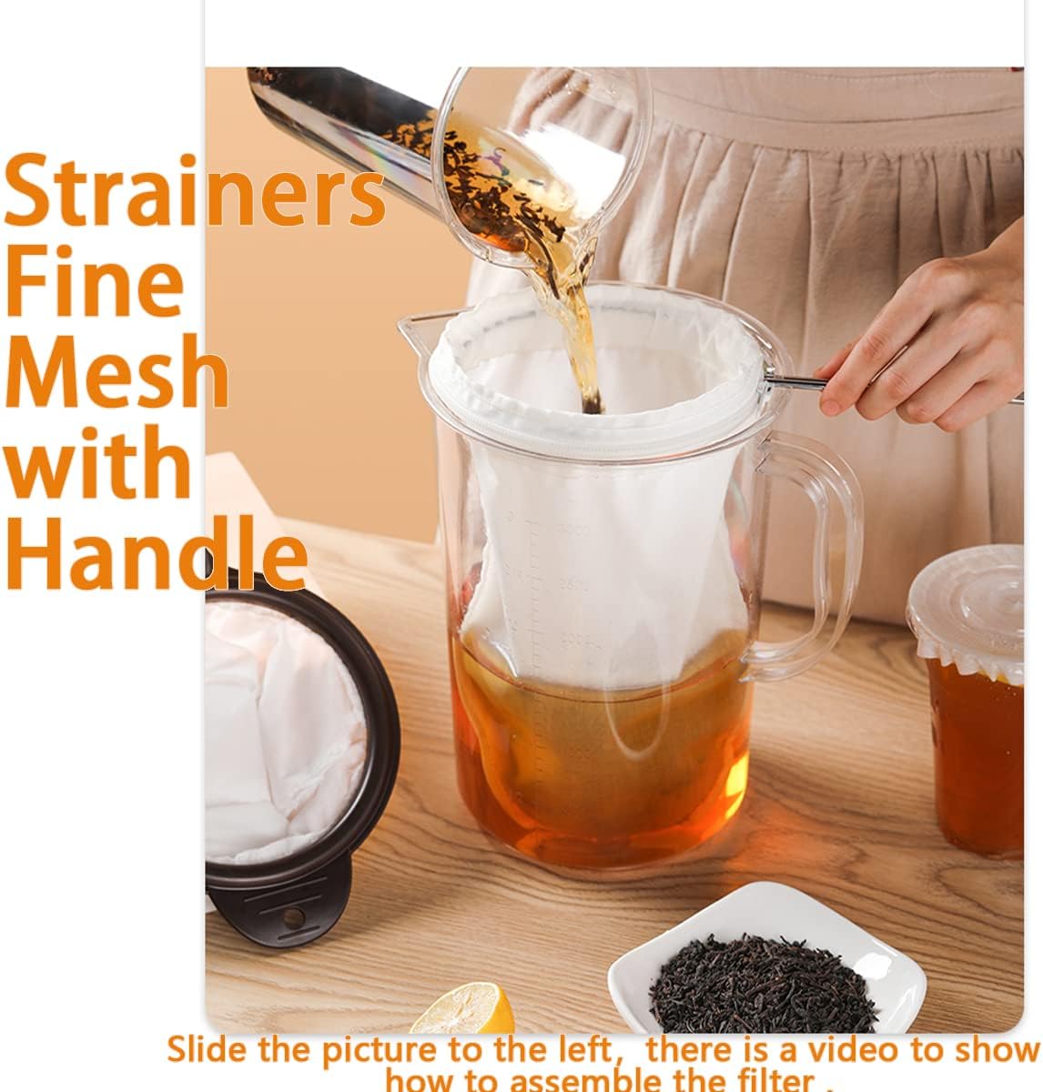 3 Pcs Fine Mesh Strainer Bags  - مراجعة Coffee Tea Thai وسعره