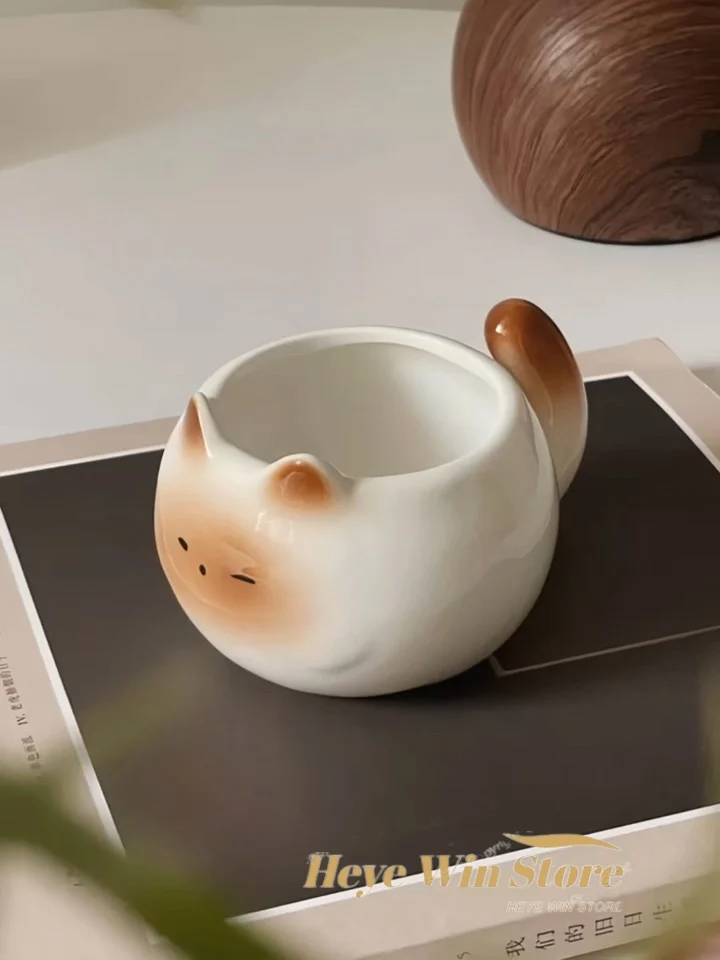 Thai Style Kitten Mug, Cute Ca - مراجعة Coffee Tea Thai وسعره